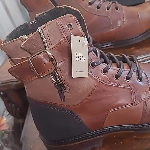 New in box! Bull Boxer 45 Mens 11.5 leather chukka lace up  display picture 1